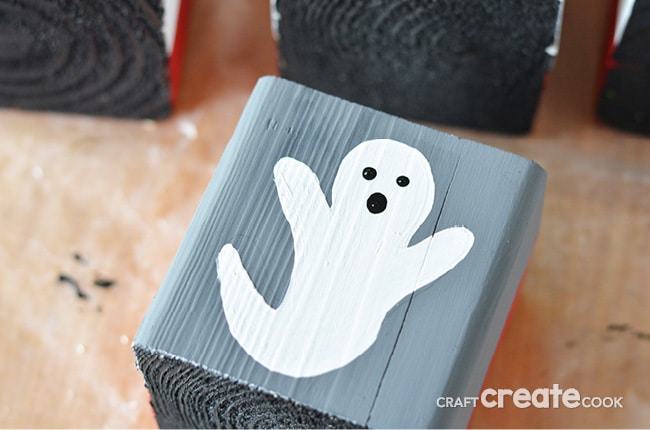 If you're looking for easy and cute Halloween decorations for your home, these BOO Blocks will fit in flawlessly with your decor.