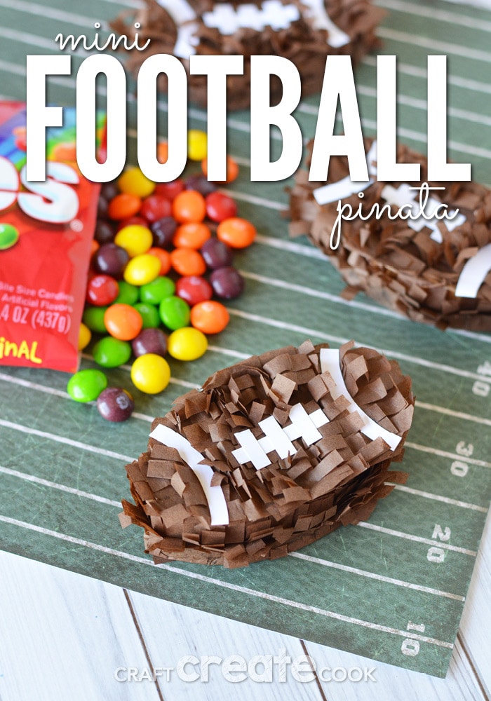 You need these mini pinatas for the next football party you host!