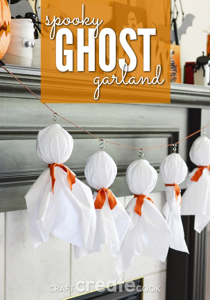 Halloween decorations don't have to be expensive or elaborate! These spooky ghosts will be adorable in your house with your other Halloween decorations!