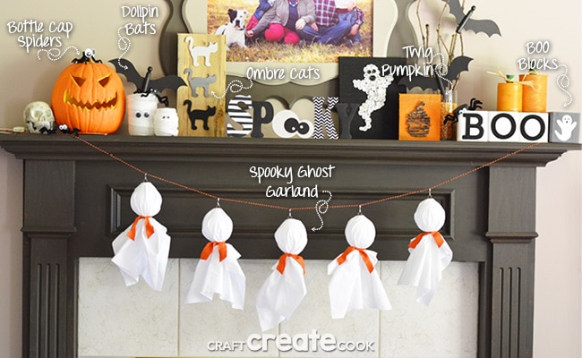 Easy to make Halloween Decorations from Craft Create Cook