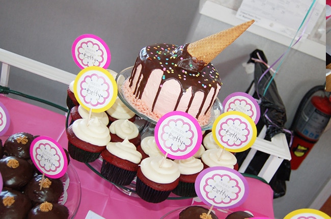 One of the easiest parties to throw is an ice cream party and your guests will love it!