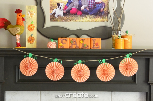 You will be excited to make these paper pumpkins to dress up the fall decorations in your home.