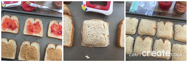 Don't waste your money on expensive Uncrustable Sandwiches when you can make your own at home for pennies and make large batches to freeze for school lunches.