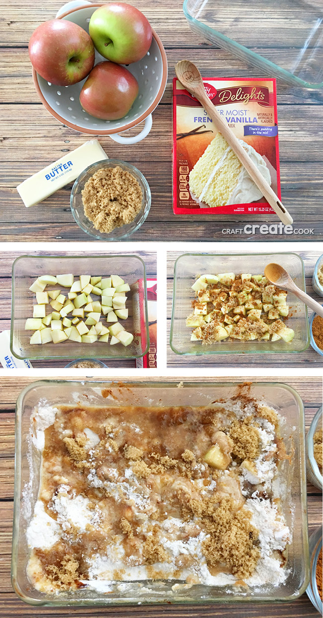 If you want your tummy to be happy, then you'll want to make this yummy Apple Dump Cake! The whole family will love you.