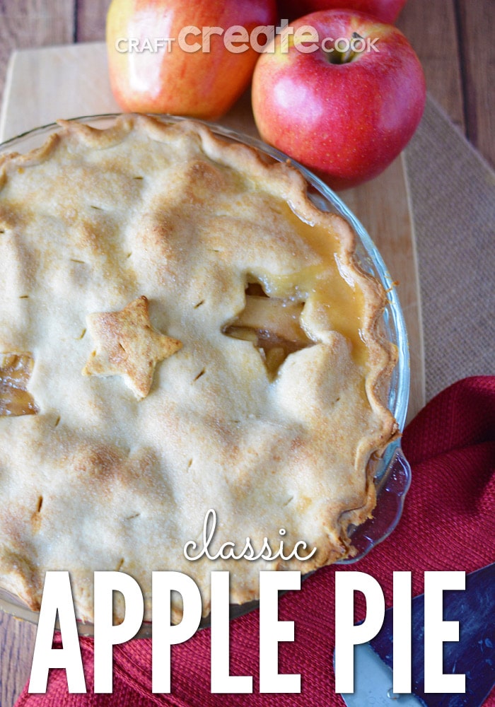 You will not be disappointed with this classic apple pie recipe! You'll make it once and it will be a family favorite for years to come.