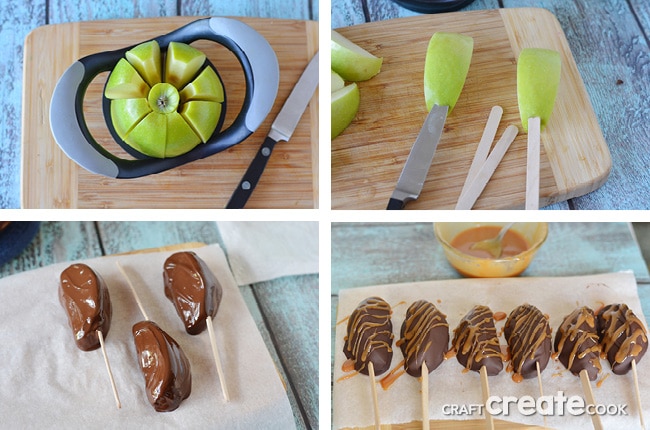 Easy to make Chocolate Covered Caramel Apples