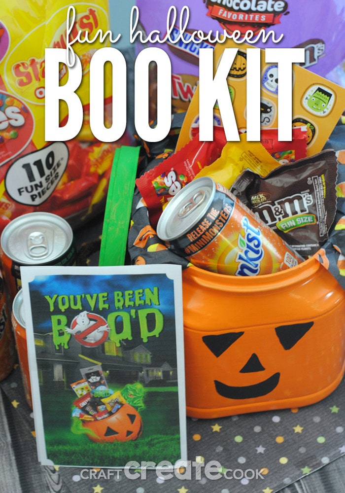 This Fun Halloween BOO Kit is perfect for surprising friends and coworkers this Halloween!