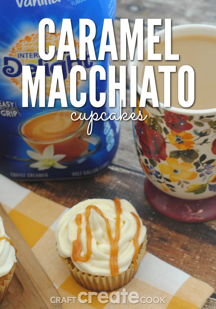 These Caramel Macchiato Cupcakes are delicious and perfect with a cup of coffee!