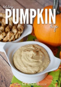 Easy Pumpkin Dip Recipe Craft Create Cook