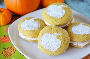 This semi-homemade pumpkin whoopie pie recipe is easy to make!