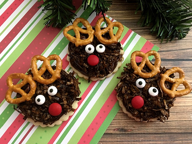 If your looking for a fun and festive Christmas cookie, you'll love these Reindeer Sugar Cookies.