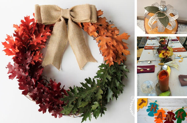 These DIY Thanksgiving home decor ideas will have your home ready for fall and Thanksgiving in no time!