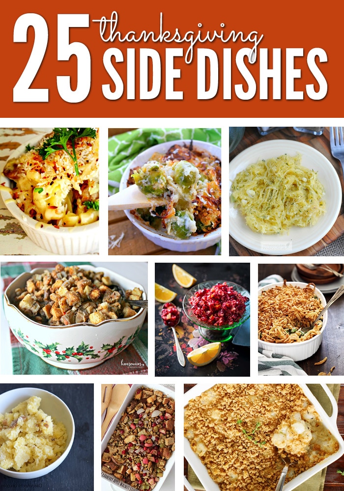 These delicious side dishes are perfect for Thanksgiving! 