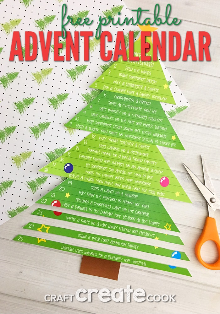 If you've been counting down the days until Christmas like me, then you will love our Printable Christmas Tree Advent Calendar.