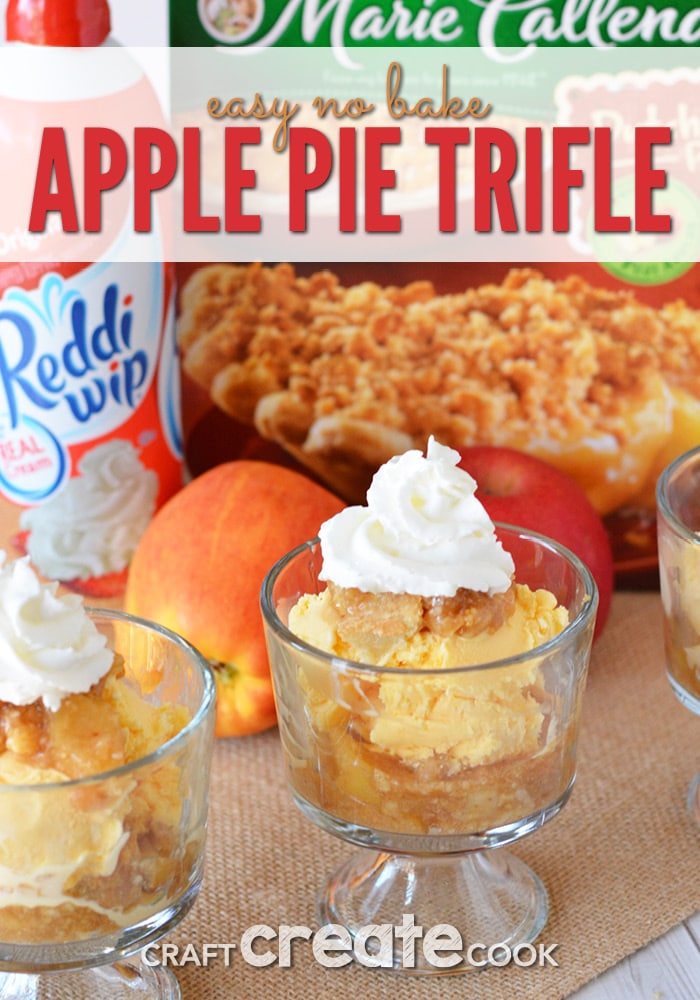 Whether it's pumpkin or apple pie, use the left overs from your holiday meals to make this easy trifle recipe! 