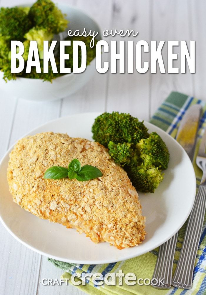 Our oven baked chicken recipe is perfect for a weeknight meal or a holiday dinner party.