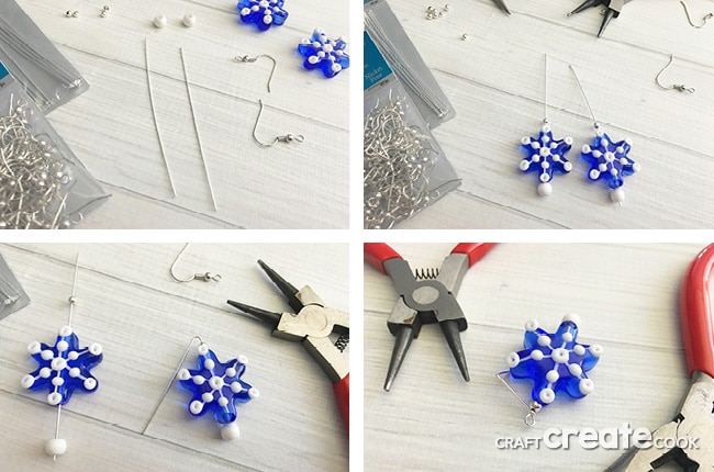 If you're a snow lover and jewelry wearer, add these DIY Snowflake Earrings to your to-do list.