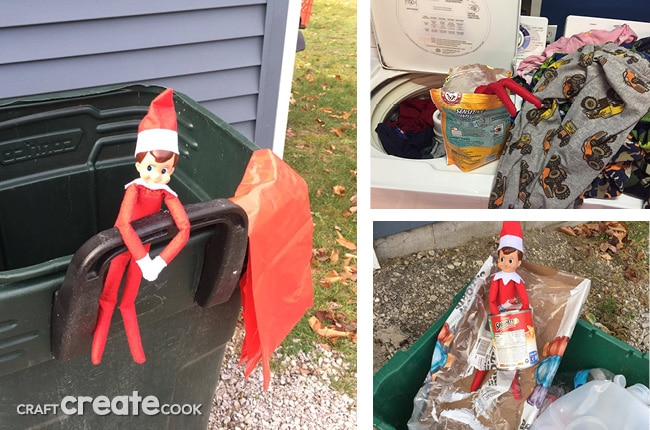 Keep your Elf on the Shelf busy this holiday season with housekeeping tasks!
