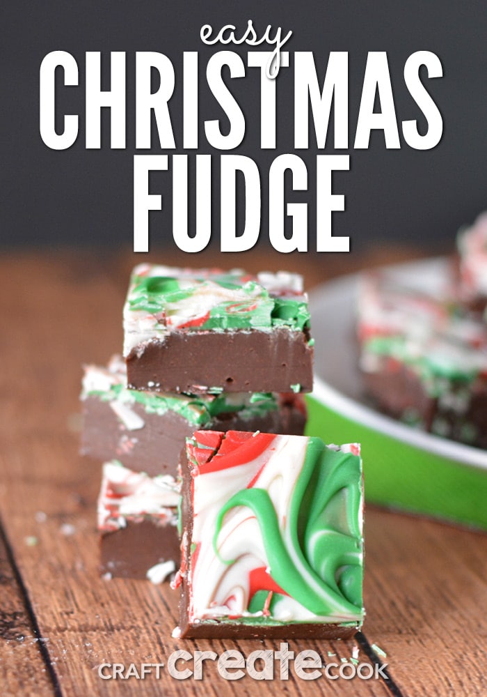 Easy Christmas Fudge is one of my favorite rich and creamy no bake treats to make!