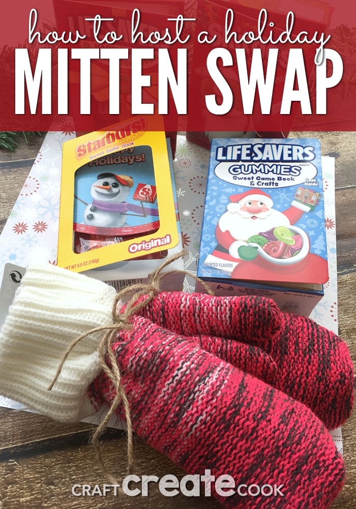 Get in the holiday spirit by hosting a fun and unique mitten swap!