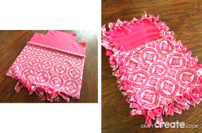 diy barbie sleeping bag