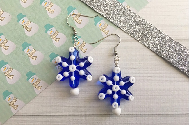 If you're a snow lover and jewelry wearer, add these DIY Snowflake Earrings to your to-do list.