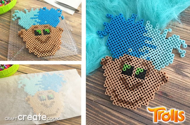 This Perler Bead Trolls Craft can be customized to your favorite troll, making it fun for the whole family.