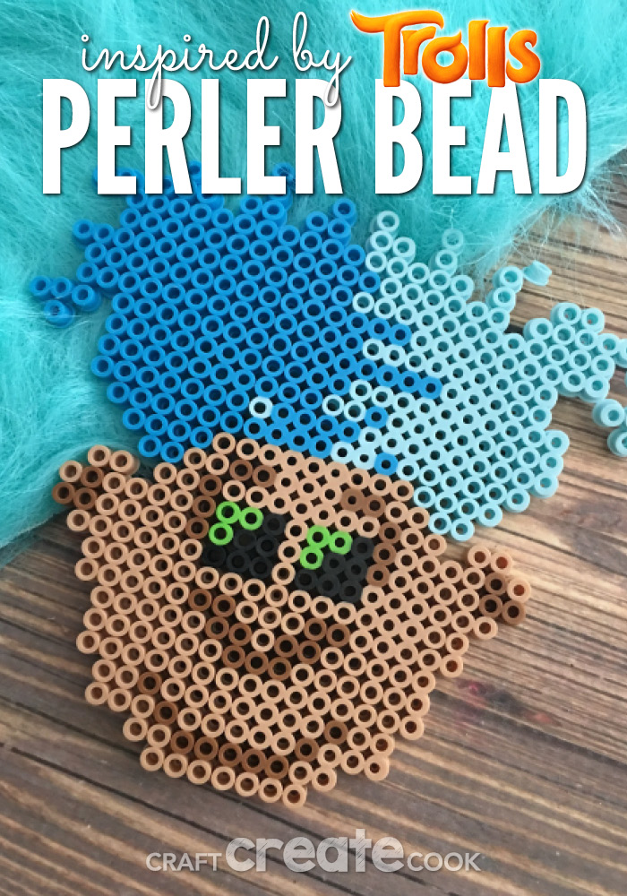 This Perler Bead Trolls Craft can be customized to your favorite troll, making it fun for the whole family.