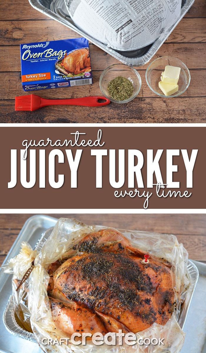 How To Cook a Turkey In A Bag (Reynolds Oven Bags) - Roast Turkey 