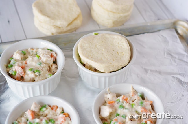 This easy turkey pot pie recipe is great for using leftover turkey!