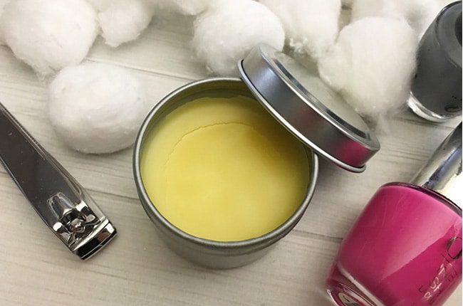 If you're looking for a way to soften your cuticles, you'll want to try our DIY Lavender Cuticle Cream.