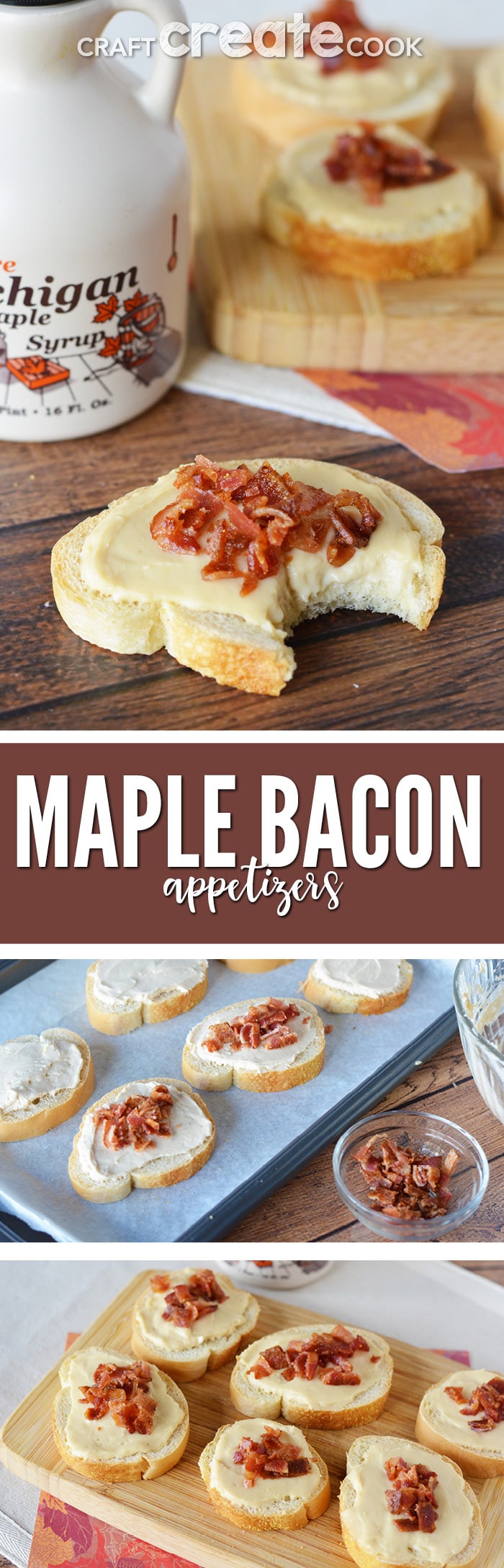 Maple Bacon Appetizers Craft Create Cook