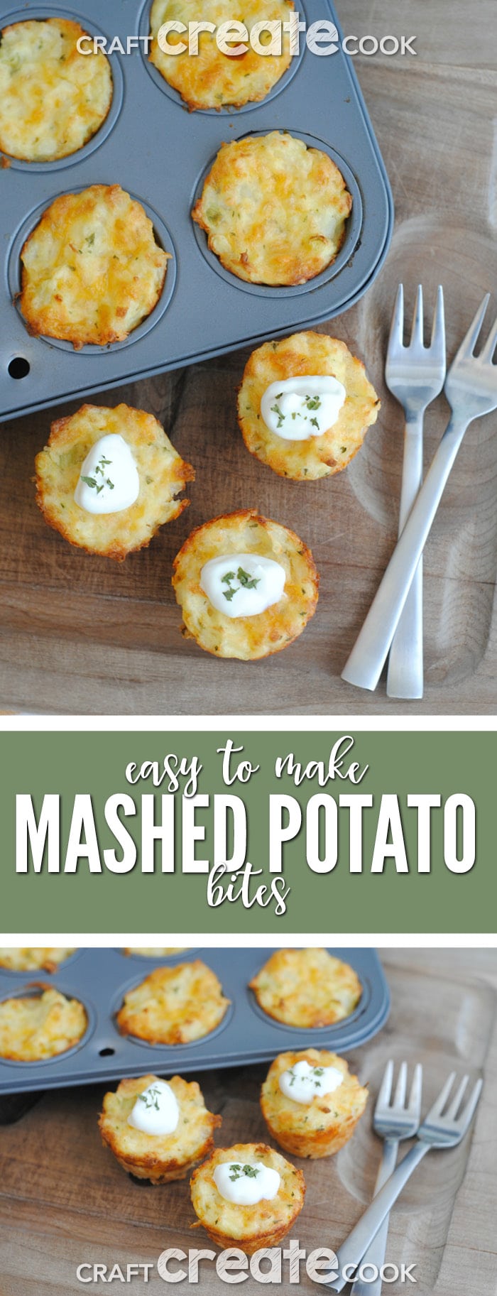 Mashed Potato Bites Recipe Craft Create Cook