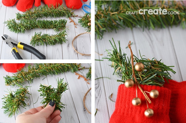 This no sew, Christmas Mitten Garland will take you less than 30 minutes to make and last for years to come!