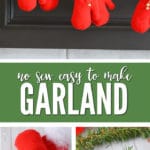 This no sew, Christmas Mitten Garland will take you less than 30 minutes to make and last for years to come!