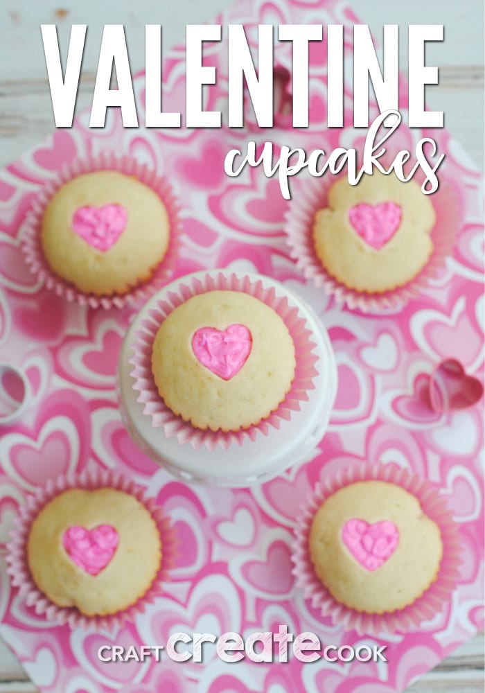 Share the love with our adorable valentine cupcakes.