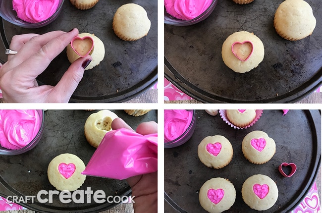 These Valentine Cupcakes are adorable and easy to make!