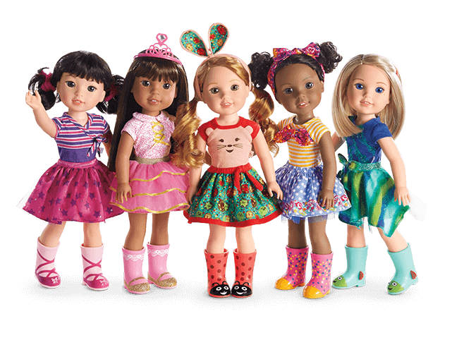 You will fall in love with the Wellie Wishers, an adorable new line of smaller dolls from American Girl!