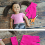 Keep your American Girl Doll warm and toasty with our No Sew Headband & Mittens!