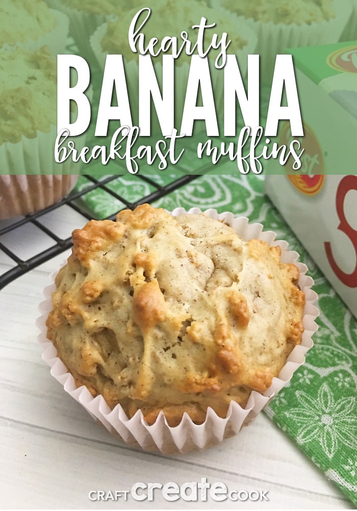 Start your day off right with a nutritious breakfast by making a batch of our Hearty Banana Breakfast Muffins.