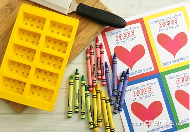 Your little Lego fans will love these DIY Lego Crayons - Free Printable Lego Valentine Cards.