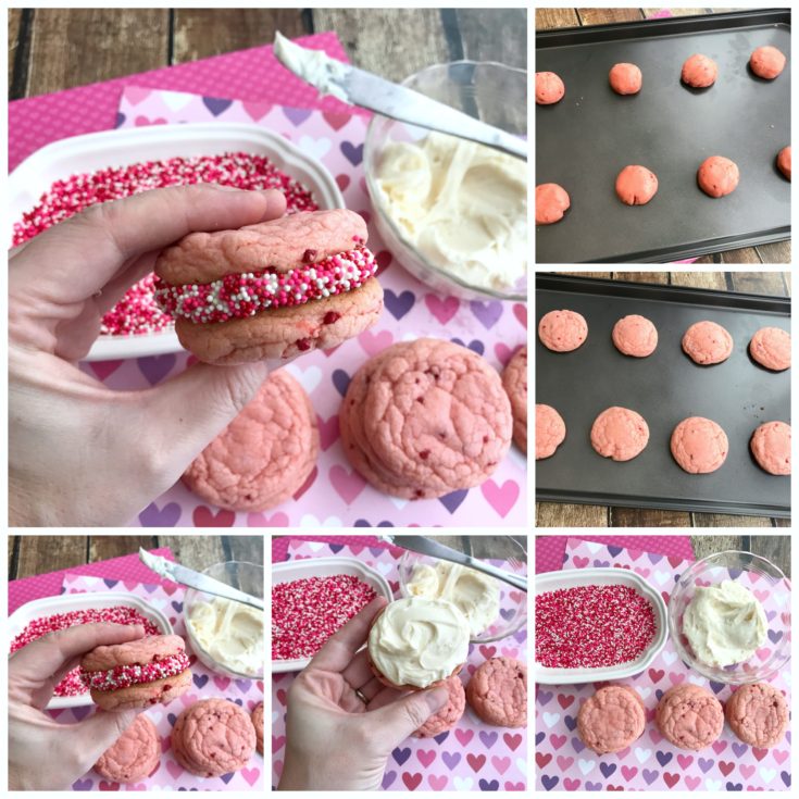 These Strawberry Valentine Cookies are perfect for Valentines Day!