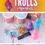 According to Poppy, Cupcakes and Rainbows are the perfect combination! These troll cupcakes are just that!