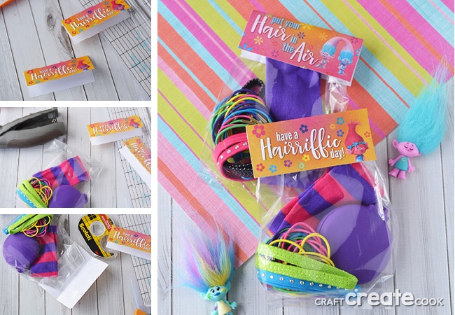 These fun, inexpensive and functional troll party favors are perfect for guests! PLUS, we've got a FREE Troll Party Bag Topper! 