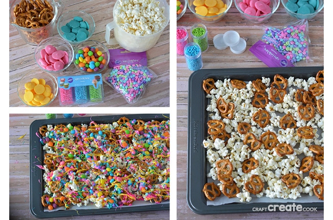 Dance, Hug and Sing your way to making this Troll Party Snack Mix!