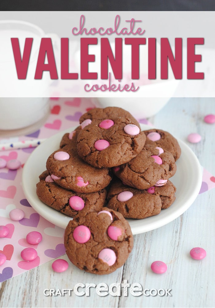 Chocolate Valentine Cookies are the perfect chocolate Valentine treat!