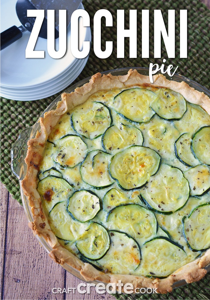 This quiche-like Zucchini Pie Recipe is perfect for a meatless Monday dinner or a weekend brunch.