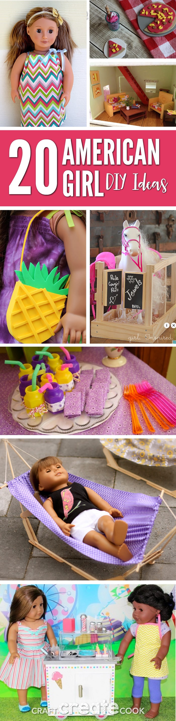20 American Girl DIY Ideas Craft Create Cook