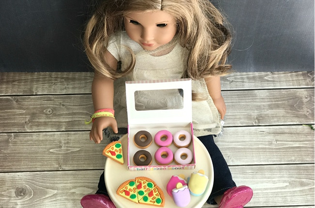 A little creative thinking it all it takes to make this easy DIY American Girl Doll Food.