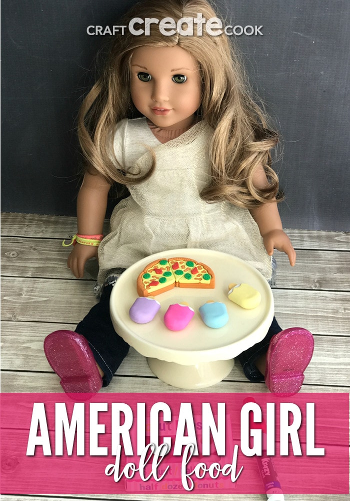 A little creative thinking it all it takes to make this easy DIY American Girl Doll Food.
